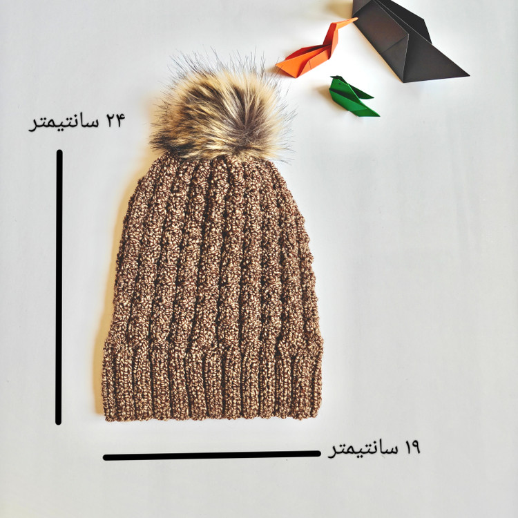 کلاه بافتنی دستبافت - تصویر 2